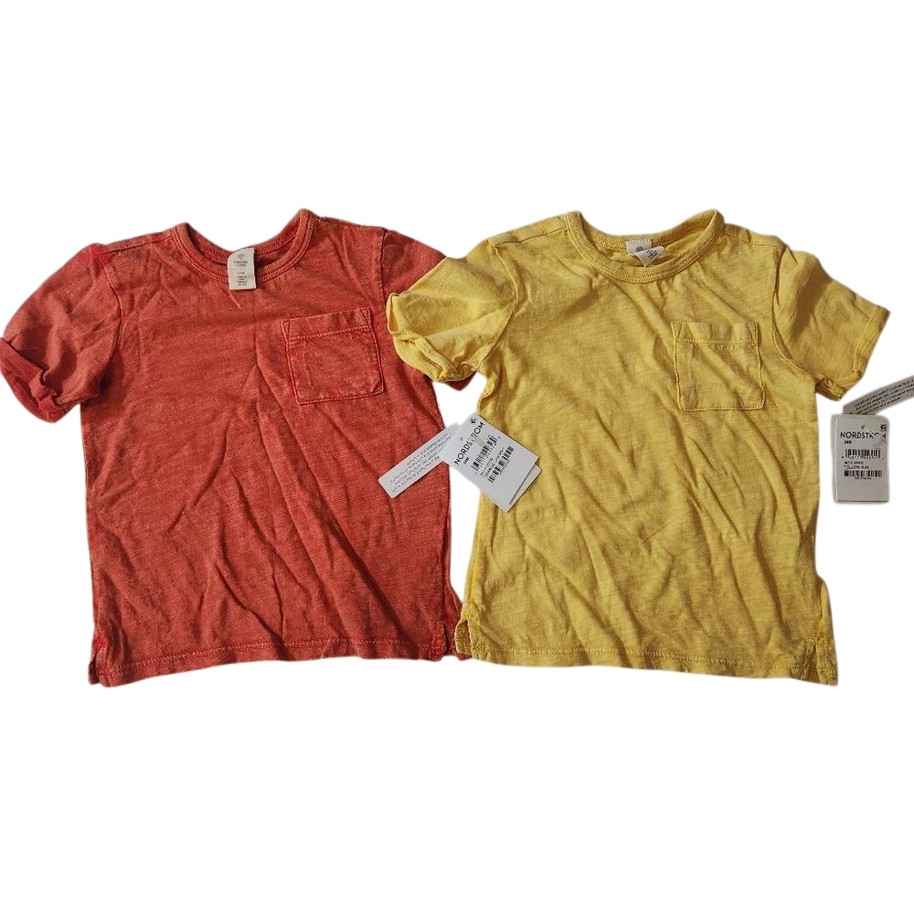 Tucker + Tate Red and Yellow Short Sleeve Tees NWT
